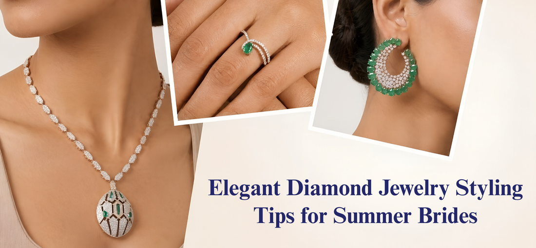 Elegant Diamond Jewelry Styling Tips for Summer Brides