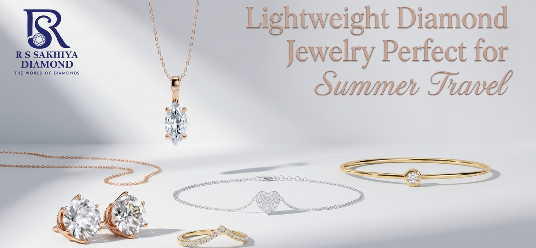 Lightweight Diamond Jewelry Perfect for Summer Travel