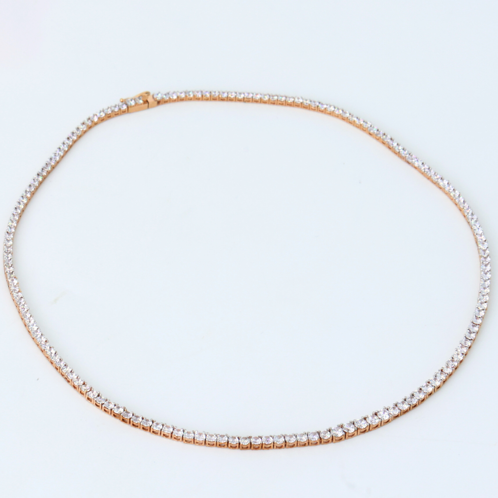 Shimmer diamond strand
Diamond row necklace
Polished diamond necklace
Brilliant diamond necklace
Diamond shine necklace
Delicate tennis necklace
Diamond collar necklace
Smooth tennis necklace
Shining diamond necklace
Minimum diamond strand