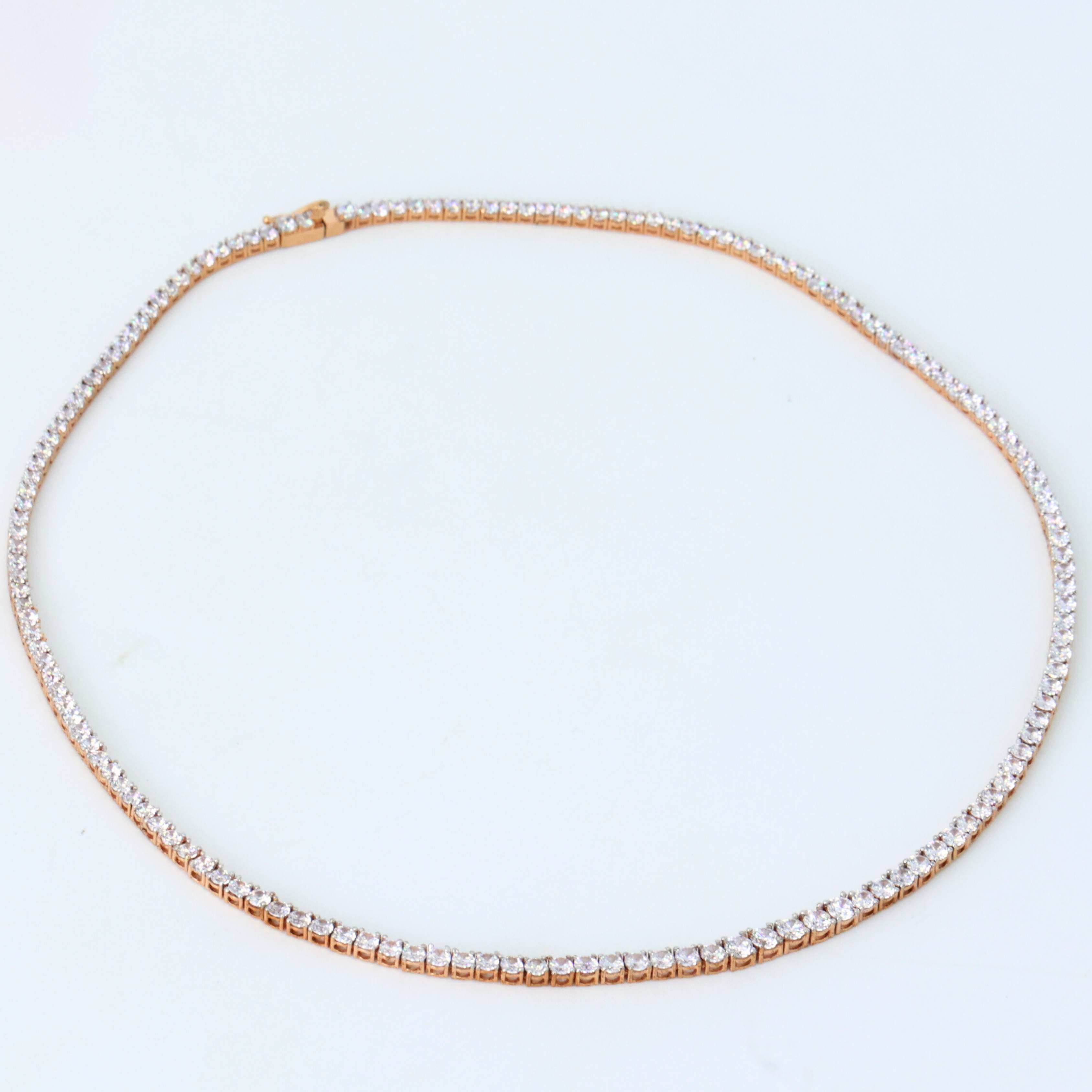 Shimmer diamond strand
Diamond row necklace
Polished diamond necklace
Brilliant diamond necklace
Diamond shine necklace
Delicate tennis necklace
Diamond collar necklace
Smooth tennis necklace
Shining diamond necklace
Minimum diamond strand