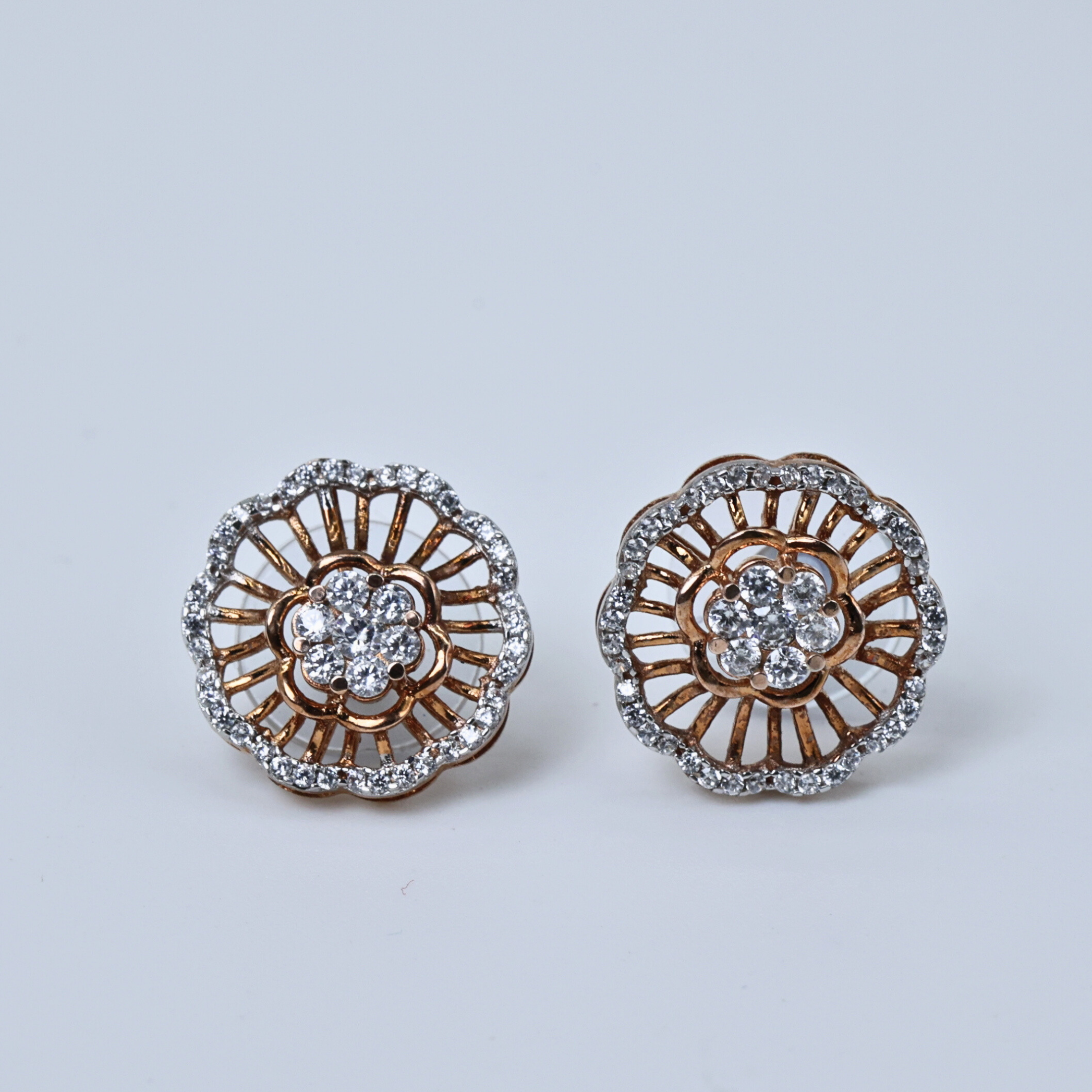 Floral diamond studs
Elegant floral studs
Radiant flower studs
Graceful floral studs
Shiny floral studs
Floral inspired studs
Polished floral studs
Classic floral studs
Sculpted flower studs
Delicate floral studs