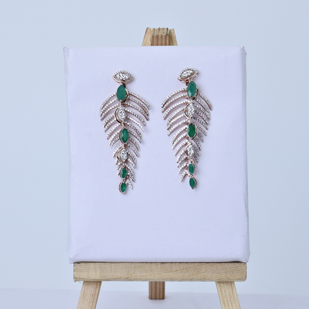 Emerald green stud earrings
Green gemstone cascade studs
Green Luxe earrings front angle
Delicate cascading green earrings
Elegant pair of green earrings
Green earrings under soft light
Front facing green cascade earrings
Minimalist green gemstone earrings
Green Luxe earrings for gifting
Cascading green gemstone earrings