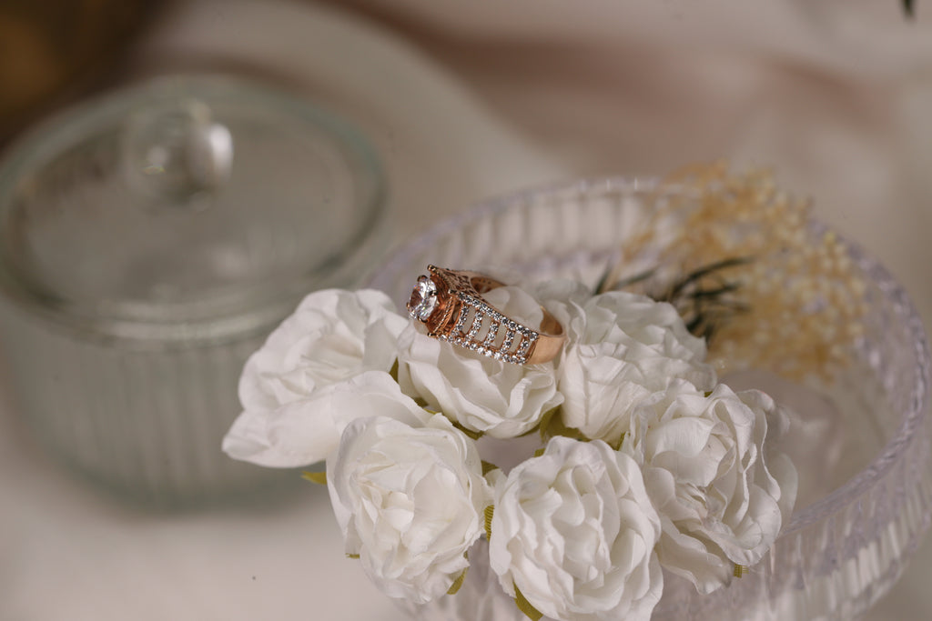 Diamond Center Wide Band Ring