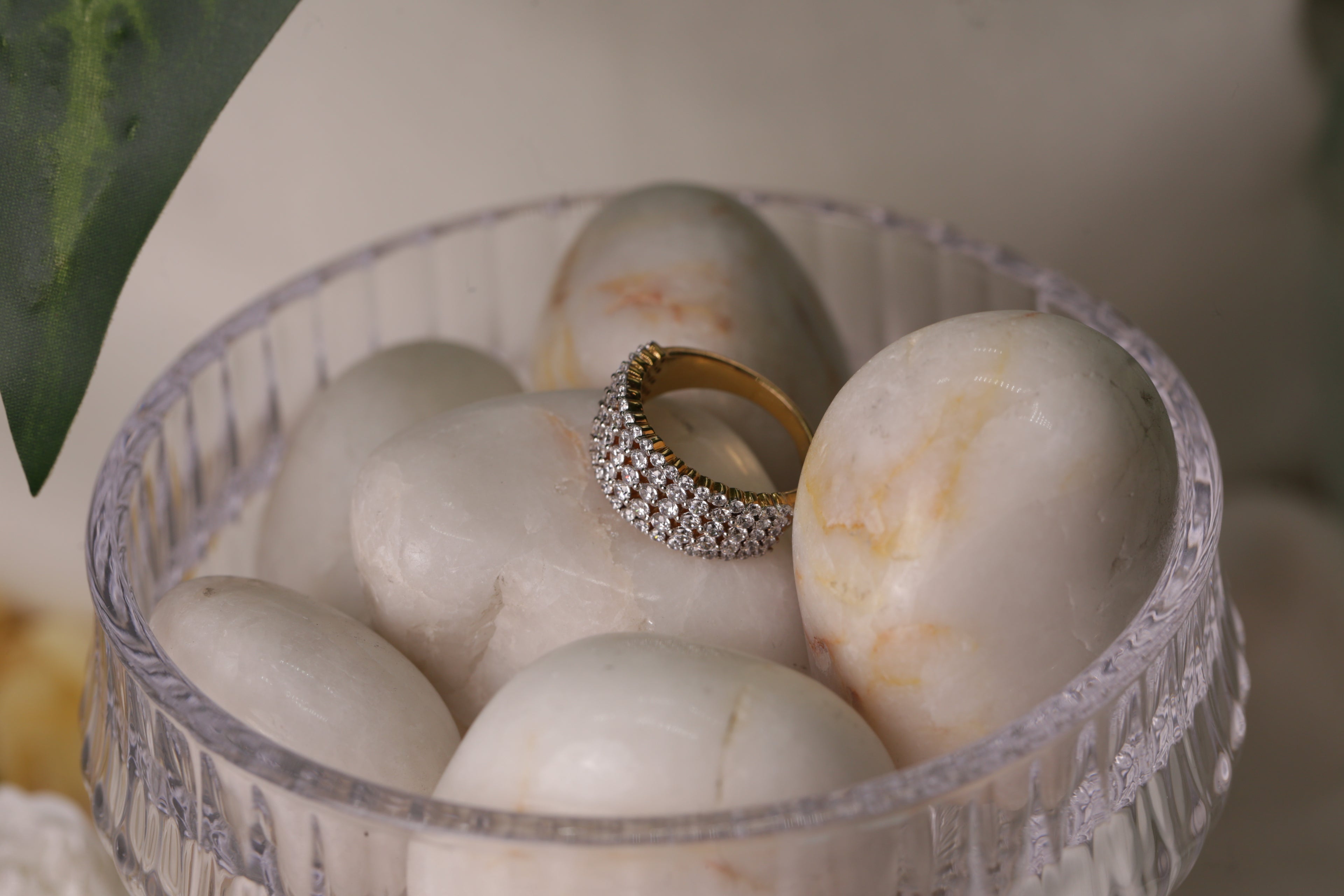 Diamond Multi Row Band Ring