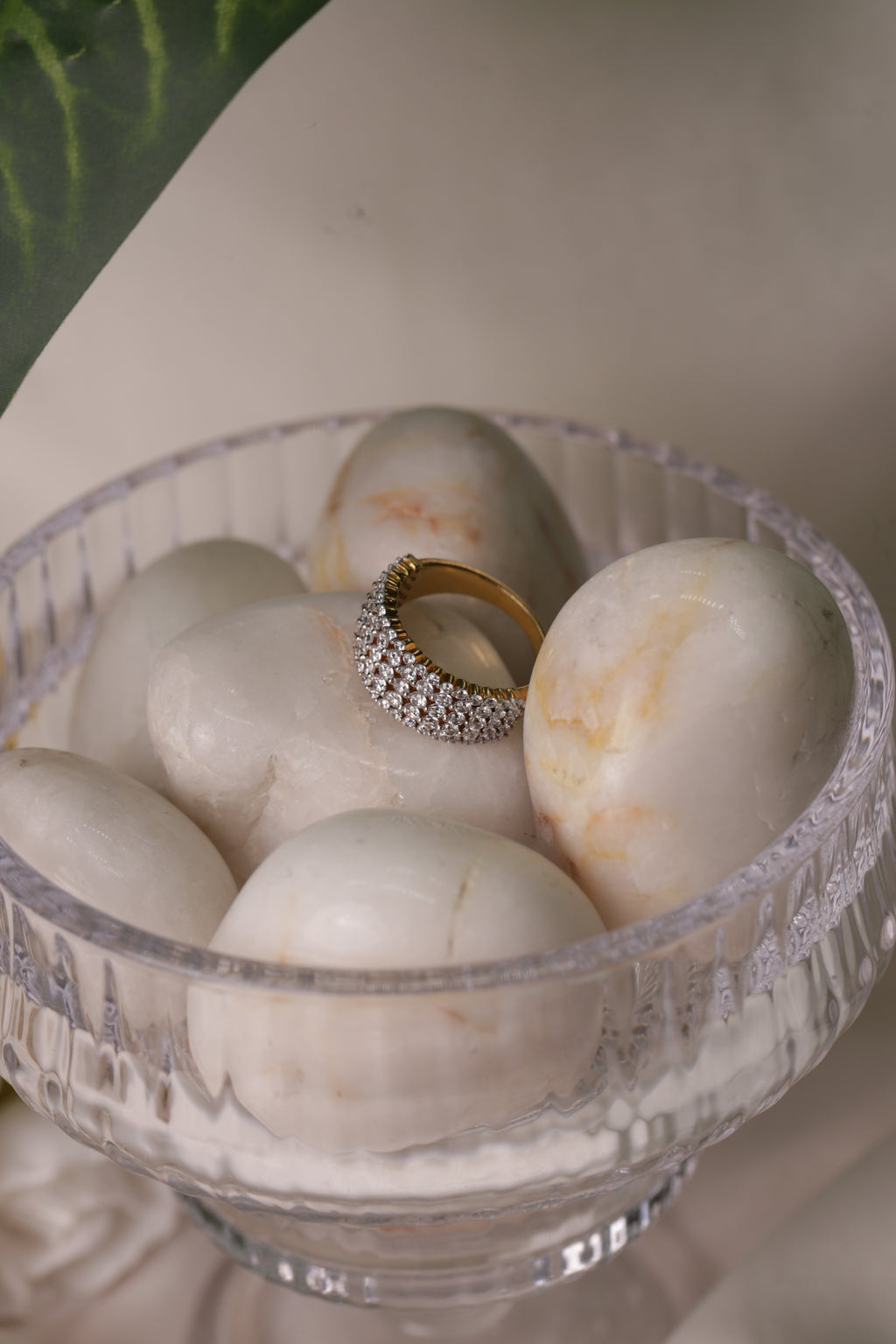 Diamond Multi Row Band Ring