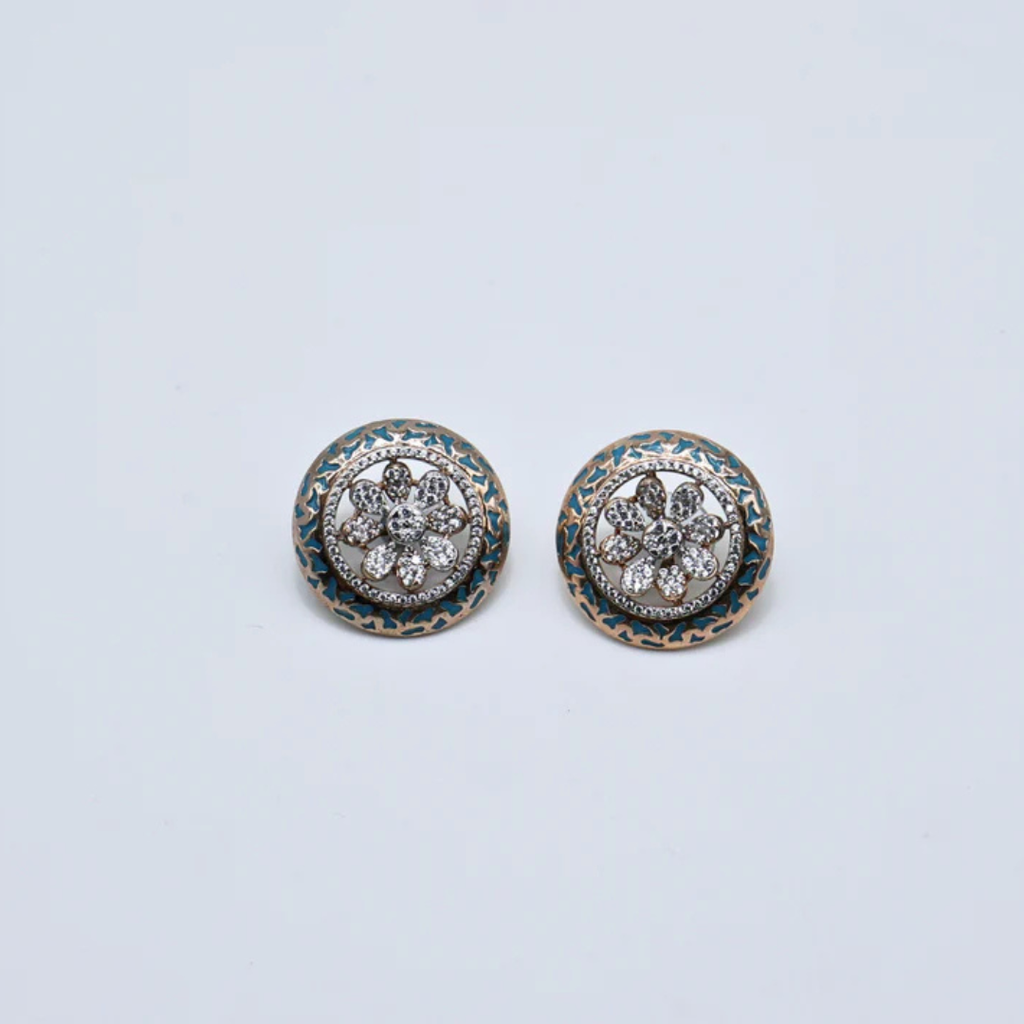 Celestial Blossom Diamond Studs