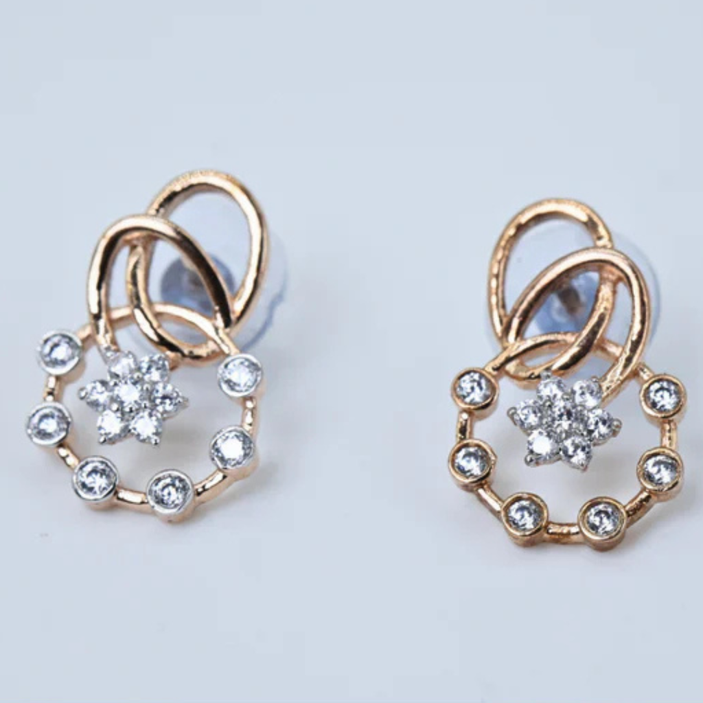 Twirl Glow Diamond Studs