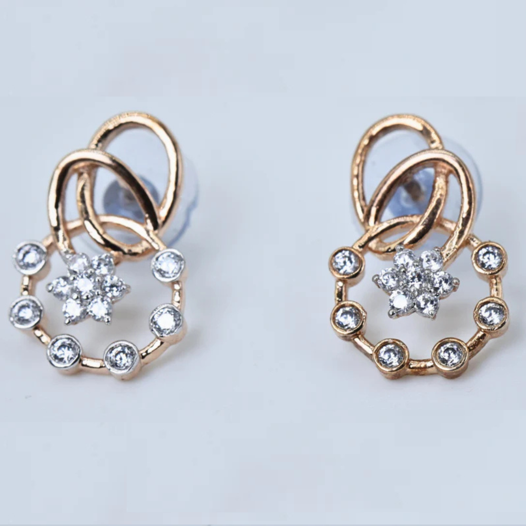 Twirl Glow Diamond Studs