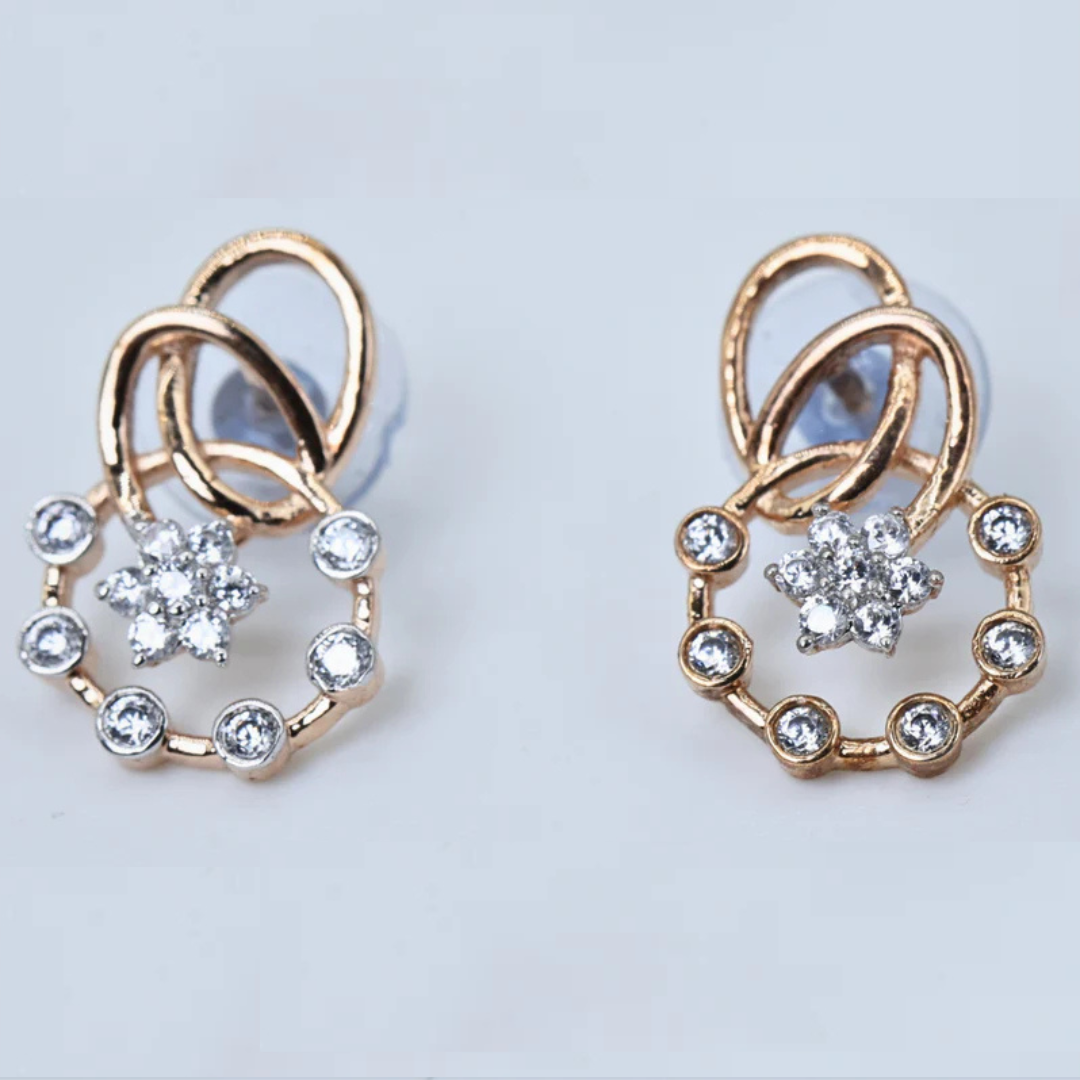 Twirl Glow Diamond Studs