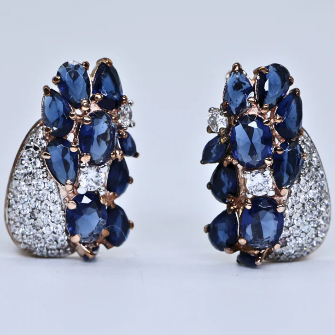The Blue Vayra Earrings